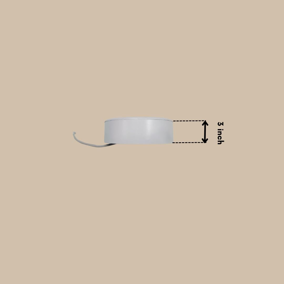 TechSphere Advances 4 inch Round Panel Surface Light Pack of 6 2