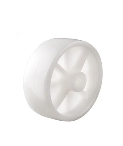 Roulettes en PP blanc sans roulement lot de 4 pièces durables - 2