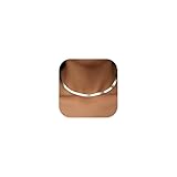 Chunky Silver Herringbone Choker Necklace for Women – Stainless Steel Dainty Snake Chain Choker, Trendy Simple Long Layered Jewelry Non Tarnish, 14, 16, 18 Inch Thin & Chunky Options, Gift for Her