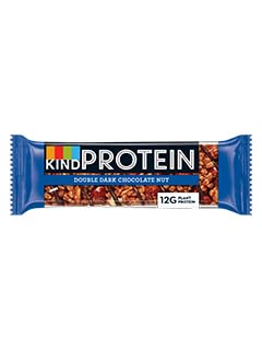 Barre Protéinée Double Choco Nut - Chocolat et Noisettes Texture Dense - Boîte de 12 x 50g