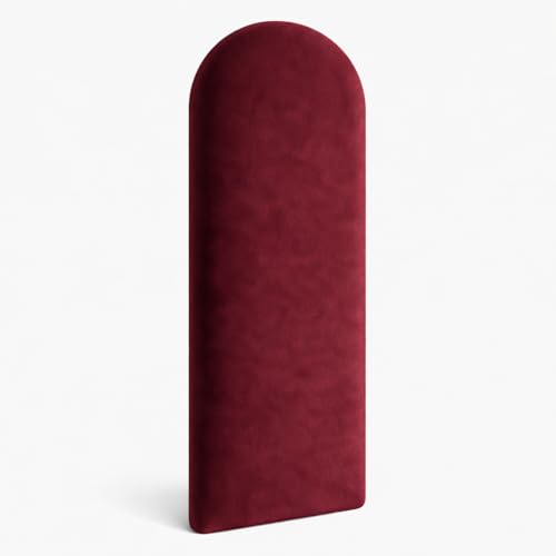 Angelo - Coussins muraux - Panneaux muraux 3D lit - Coussins muraux - Panneaux rembourrés - Panneaux rembourrés - Panneaux muraux rembourrés - Prune 100 x...