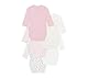 Petit Bateau Baby Mädchen A0CBD Langarm-Bodys zur Geburt, Variante 1, 6 Monate (5er Pack)