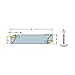 Sandvik Coromant 151.2-2520-21, Steel Tool Block for Blades, Neutral Cut (Pack of 1)