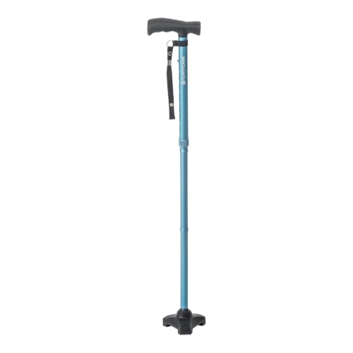 Image of HurryCane HCANE-PP-C2 Freedom Edition Foldable Walking Cane with T Handle