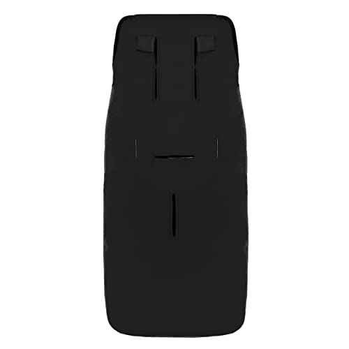 WERNER CHRIST BABY, Kinderwagen-Fußsack CORTINA – Thermo Winterfußsack (Kinder ab 6 - bis 36 Monate), mit herausnehmbarer Lammfelleinlage, medizinisches Fell, in Black (schwarz)