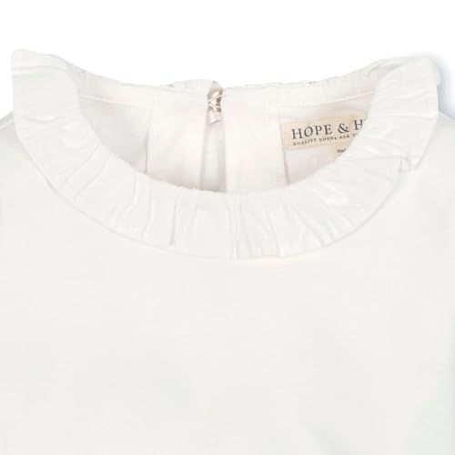 Image of Hope & Henry Girls' Peter Pan Mix Media Top