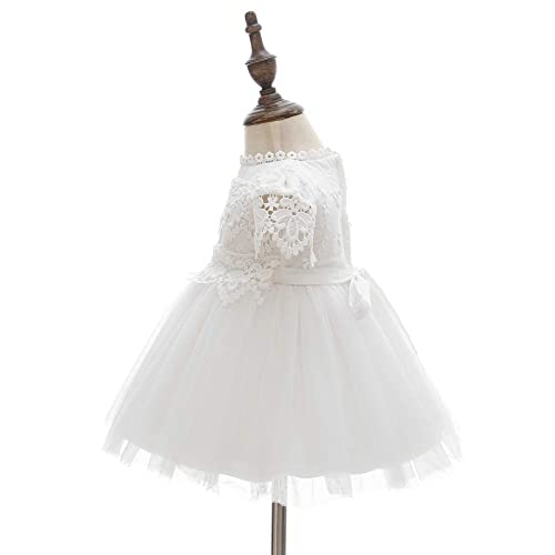 Meiqiduo Baby Girl Dress Christening Baptism Gowns Flower Girl Formal Dresses4