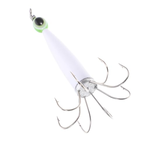 YARNOW Anzuelo De Calamar para Pesca Desde Barco Ocho Garras y Simulación Biónica, Adecuado para Agua Salada y Dulce