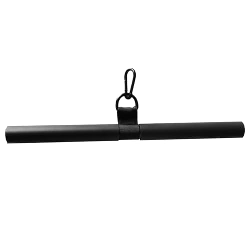 NULYLU Equipo de ejercicios con barra de dominadas levantamiento de pesas barras de dominadas soga maquinas gym material gimnasio barra de tracción constructor de músculos planchar Black