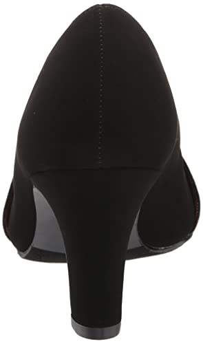 Easy Street Women's Zaylee Dress Shoe Pump, Black Lamy/Black Leopard/Gore, 6.5 #TOP2