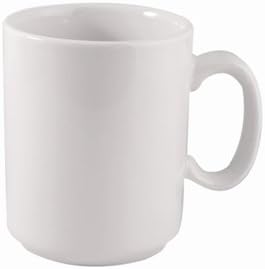 Nextday Catering P741 Plain Whiteware Windsor Mug, 10 oz (Pack of 36)