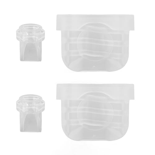 Silicone Duckbill Valve 2pcs Breast Pump Duckbill Valve 2pcs Silicone Diaphragm Breast Pump Replacement Parts for S18 S21 S23 Wearable Breast Pump