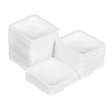 Gatuida 100 Stück Kunststoff Laborschalen Kleine Leichte Wiegeschalen für Präzise Messungen Robust und Langlebig Einsetzbar für Labor Lebensmittelanwendungen