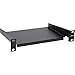 InLine® Półka 10", 160 mm, 10 kg, 1HE, RAL 9005 czarna