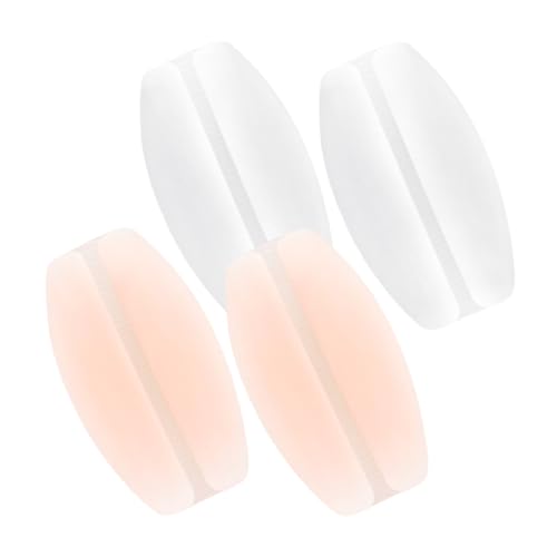 SEWOART 4 Pares Hombreras Equipo Clips De Sujetador Para Correas Protector De Tirante De Sujetador De Silicona Correas De Tocador Correas Transparentes Para Sujetador Manos Gel De Sílice