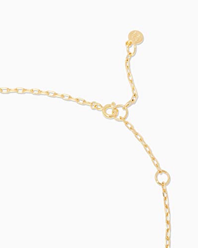 gorjana - Sunset Etched Necklace 19"-21" - 18k Gold-Plated - Mother of Pearl Pendant, Adjustable Chain - Layering Necklaces - Ideal Gifting Packaging2