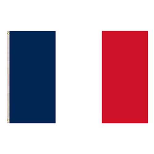Image of WedDecor 5ft x 3ft France National Flag Sporting Games Events Pub BBQ Decorations For Football Rugby Sports Women's Football World Cup Banner Fan Support Flag