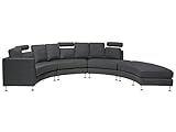 halbrunde couch klein Weiche Sitzpolster mit Klettverschlüssen, Kissen mit abnehmbaren Bezügen
