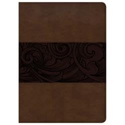 212 Main CSB Study Bible-Mahogany Leather Touch Book