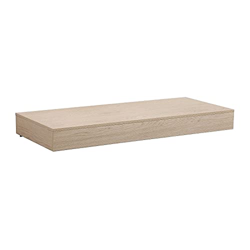 MOB-IN Plan de Toilette Suspendu pour Vasque Will - 120 cm - EP. 12 cm - Décor Chêne