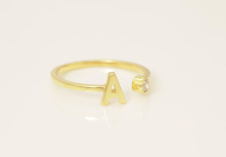 Bague solitaire en argent 925, le cadeau romantique parfait - 2