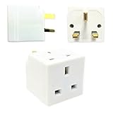 BAANI 2 Way Double Plug Adaptor - Multi Plugs Extension Sockets Adapter - UK 3 Pin Socket Extensions 250V 13 Amp - Power Extender Multiplug Block for Kitchen, Office, PC, TV, Indoor Lighting - Image 7
