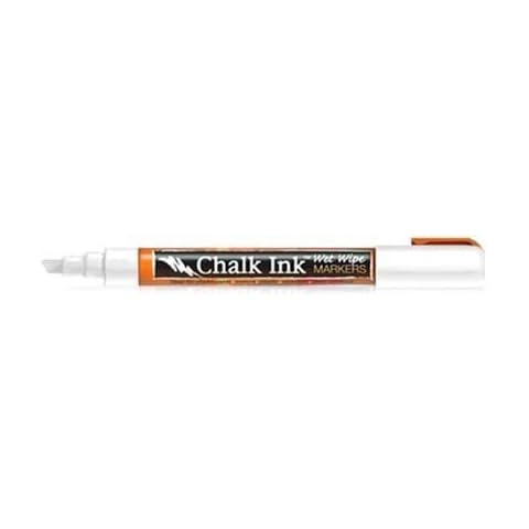 Chalk Ink 6 mm Chalk Marker - Pack of 2, White (IN16WWCHLK-2Pack) Cover