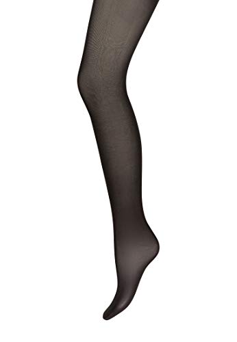 Image of Wolford Neon 40 Denier Tights Pantyhose for Women Semi Sheer Brilliant Shine Soft Logo Waistband Invisible Reinforced Toe