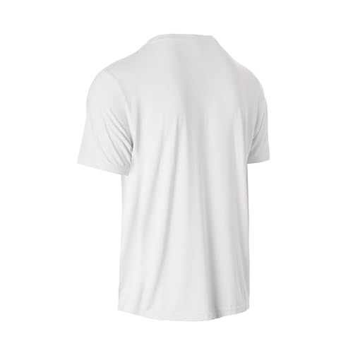 Chill Boys Soft Viscose from Bamboo T-Shirt for Men with Short Sleeve - Plain T-Shirt with Cool Performance and Crew Neck Tee3