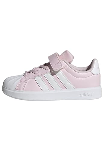 adidas Mixte Enfant STREETTALK Shoes Children, Clear Pink/FTWR White/Grey Two, 34 EU