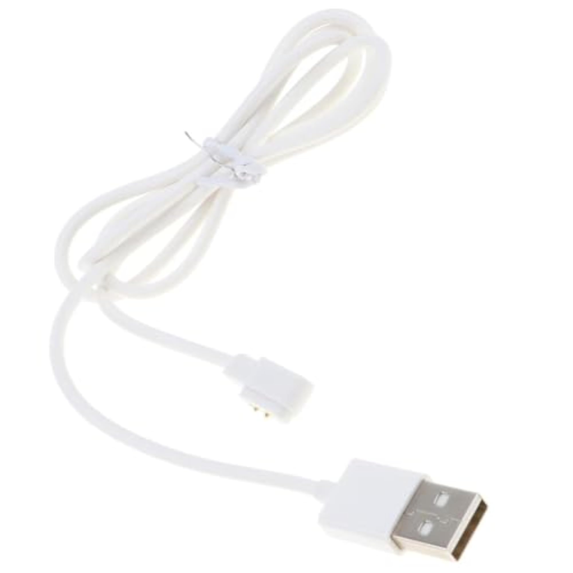 2 Pin Charging Cable Portable Replacement USB White