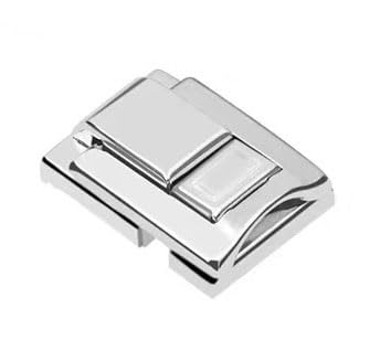 2pcs Stainless Steel Chrome Toggle Latch for Chest Box Case Suitcase Tool Clasp Cabinet Fitting Lock Belt Hasp Buckle Hardware(6438 44)