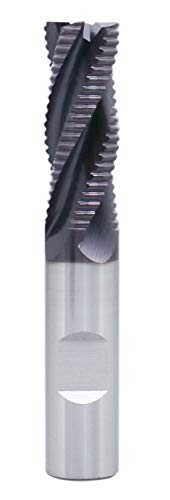 Accusize Industrial Tools Standard Tooth M42 8% Cobalt Tialn Roughing End Mill, 5/8'' By 5/8'' By 1-5/8'' Flt Length, 1102-0058 #TOP3