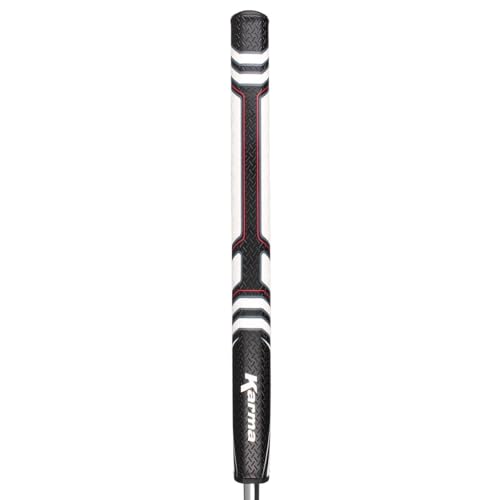 Karma Big Softy 1.3 16 Long Putter Grip - Super Soft Polyurethane - 1.3 Diameter White/Black/Red