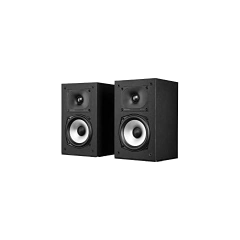 Polk Audio Monitor XT15 kompakter Regallautsprecher, Stereolautsprecher, Surround Lautsprecher, Hi-Res zertifiziert, Dolby Atmos und DTS:X kompatibel, HiFi und Heimkino Lautsprecher (Paar) Cover