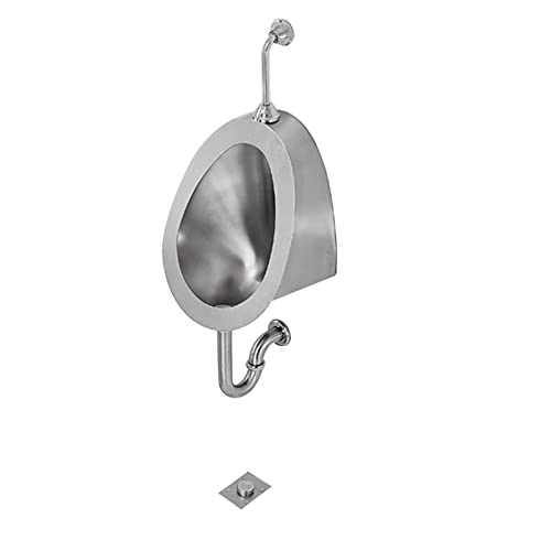 Bagni Moderni WC a parete, scarico a parete, WC in Acciaio INOX 304/WC commerciale per bagno, sanitari maschili, sensore intelligente manuale/pedale/automatico, scarico a miniatura 1
