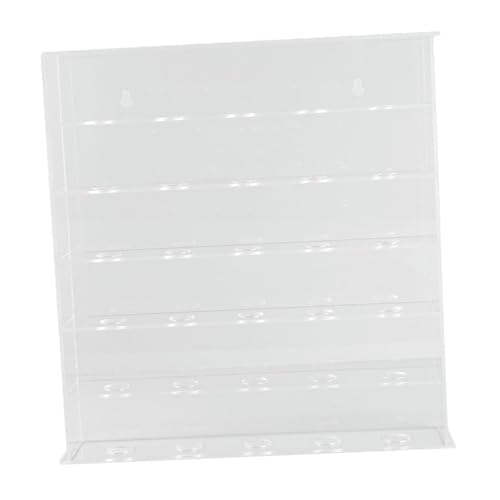 Menolana Golf Ball Display Case Cabinet, Holds 30 Balls Premium 6 Shelves Storage Box Clear Gifts Protect Golf Ball Display Rack, S