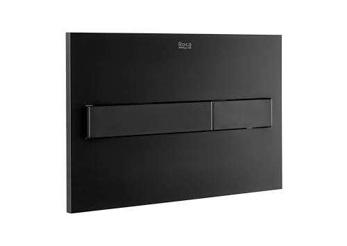 Plaque PL7 Dual Roca A890188206 double décharge noir mat - 2