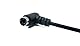 SYSTEM-S S-Video Kabel 50 cm Din 4 Pin Stecker zu Stecker Dual Winkel