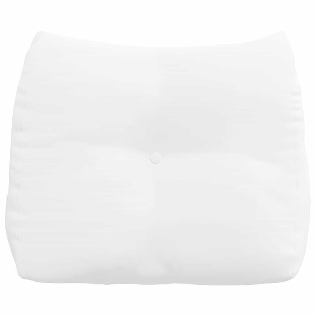 Cuscino per schienale effetto velluto, bianco, 60 x 24 x 50 cm, cuneo da letto | Cuscino ergonomico a cuneo per camera da letto e divano, con rivestimento sfoderabile e imbottitura in morbido poliestere.
