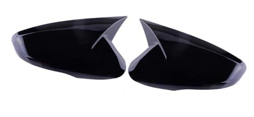 Coque rétroviseur extérieur avec trou lumière carbone noir pour Hyundai 12-16