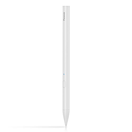 Stylus Pen for iPad(2018-2021) with Palm Rejection, 20 Mins Auto-Off High Precision Drawing Pen for iPad 7th/6th, Pro 12.9 4th/3rd Gen, Air 4th/3rd, Mini 5th, Pro 11-White