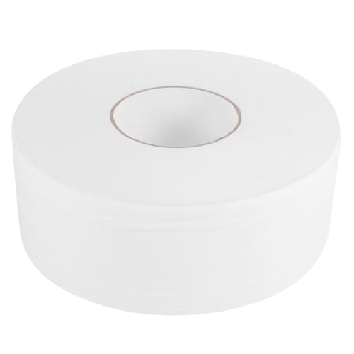 COLLBATH Papel Higiénico Jumbo de Rollo Grande para Uso Doméstico y Resistente y Duradero Papel Higiénico Blanco para y Tiendas