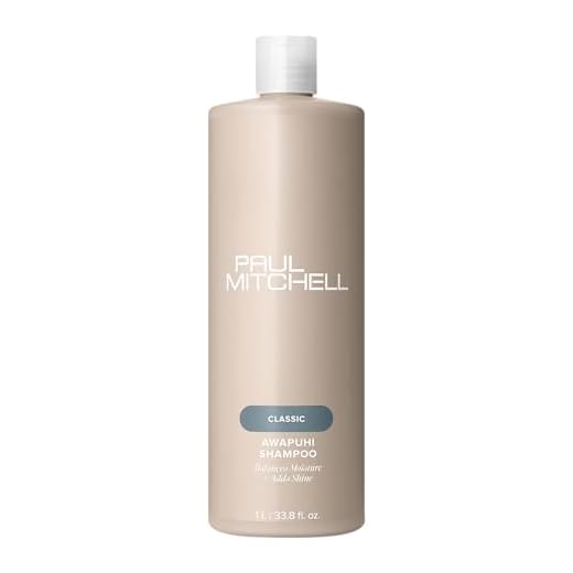 Paul Mitchell Awapuhi Shampoo, Original Wash, Balances Moisture, For All Hair Types, 33.8 Fl Oz (Pack of 1)