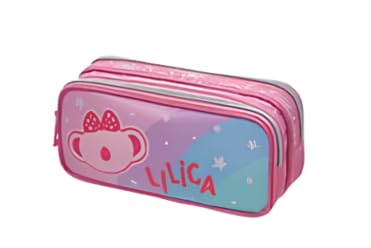 ESTOJO ESCOLAR DUPLO LILICA RIPILICA SUPER STAR 100% ORIGINAL