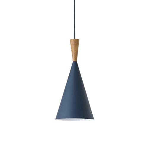 Lampe suspendue à hauteur réglable en métal coloré créatif pour plafond moderne