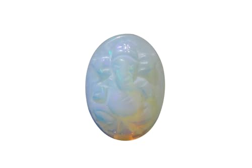 Opale éthiopienne Ganesh talisman en pierre naturelle pour pendentif sacré