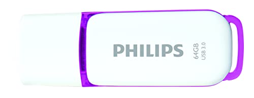 Philips 2 Pack USB Super-Speed Stick 64GB Memory USB 3.0 Flash Drive Snow Edition for PC, Laptop, Computer Data Storage 2 x 64 GB Reads up to 100MB/s