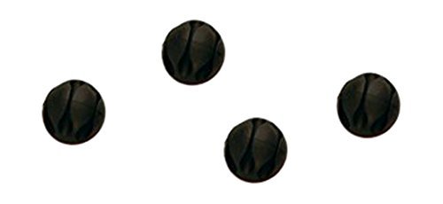 Kleager Cable Management Set 4 Long & Flexible Neoprene Sleeves with 4 USB Cord Clips, Best Desktop Organizing Value Pack for Home, Office & Small Businesses, Black