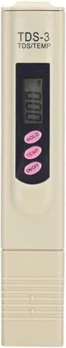 Image of TDS-3 Digital Water Tester with Carrying Case | Handheld Meter for Measuring Water Purity with 0-9990 ppm Range and ±2% Accuracy | Ideal for RO Systems, or Drinking Water